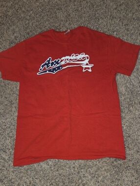 Gildan Red Heavy Cotton Crew Tee